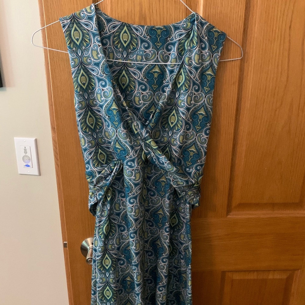 PRANA TURQUOISE SLEEVELESS DRESS